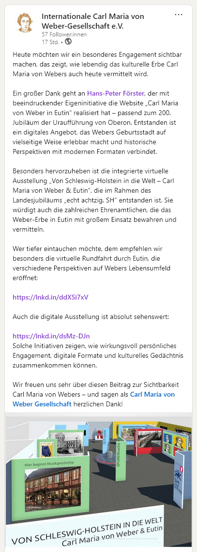 LinkedIn-Weber-Gesellschaft