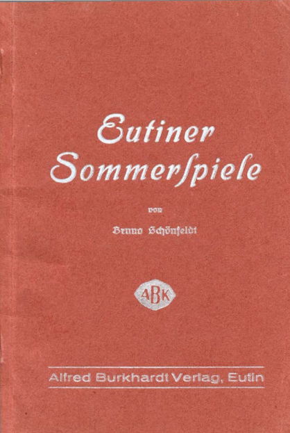 1. Eutiner Sommerspiele 1952