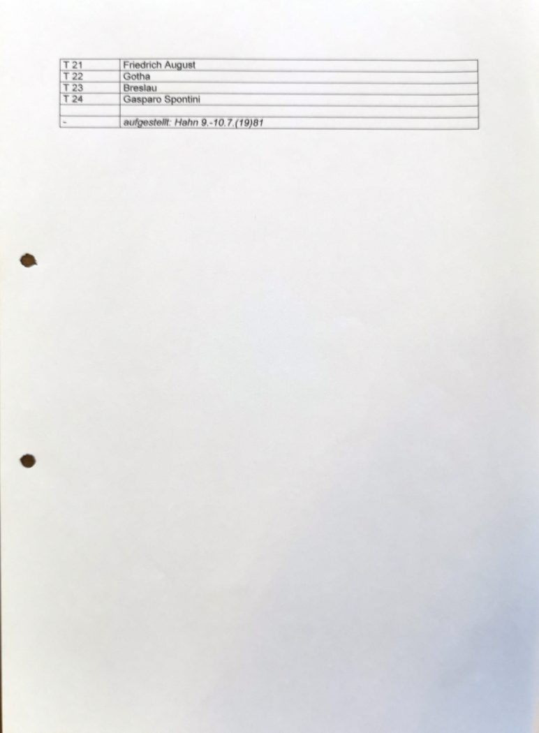 Weber-Museum Planung 1981