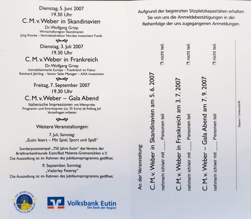 Weber-Ausstellung 2007