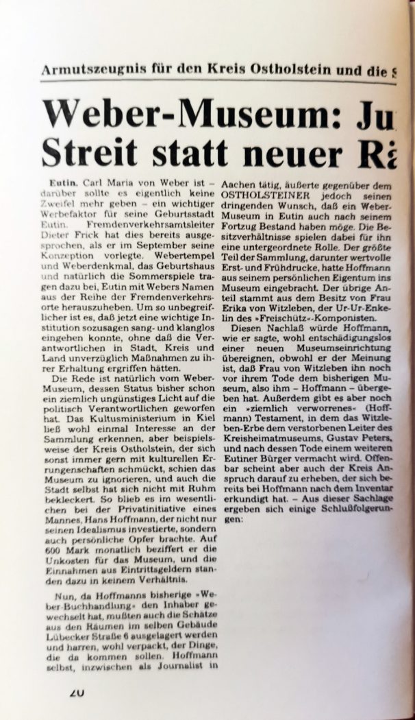 Weber-Ausstellung 2007