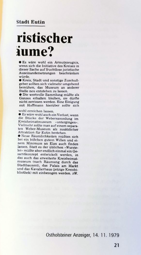 Weber-Ausstellung 2007