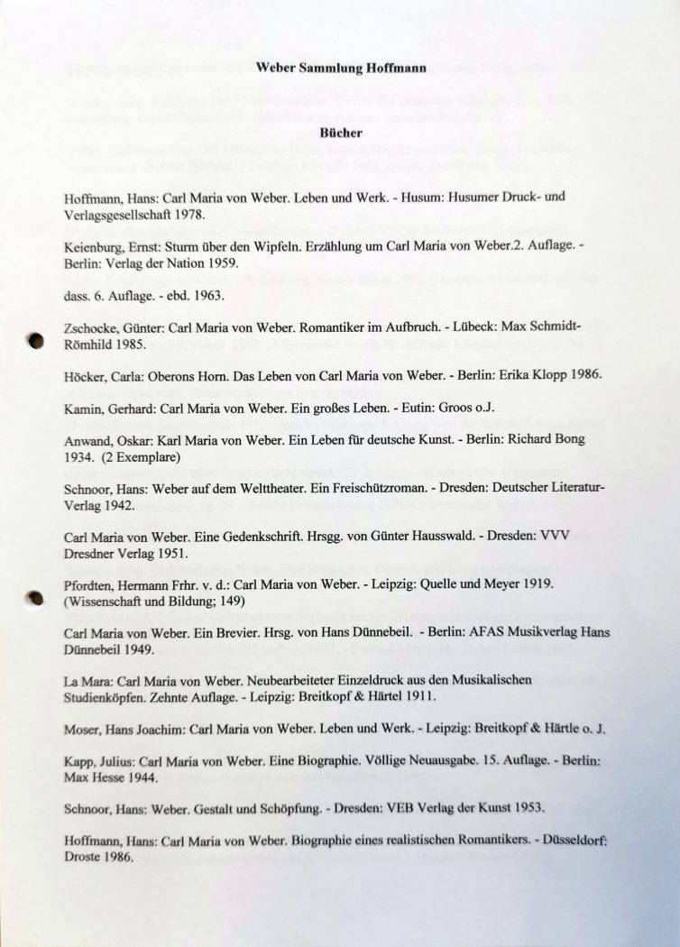 Weber-Museum geplant 2009