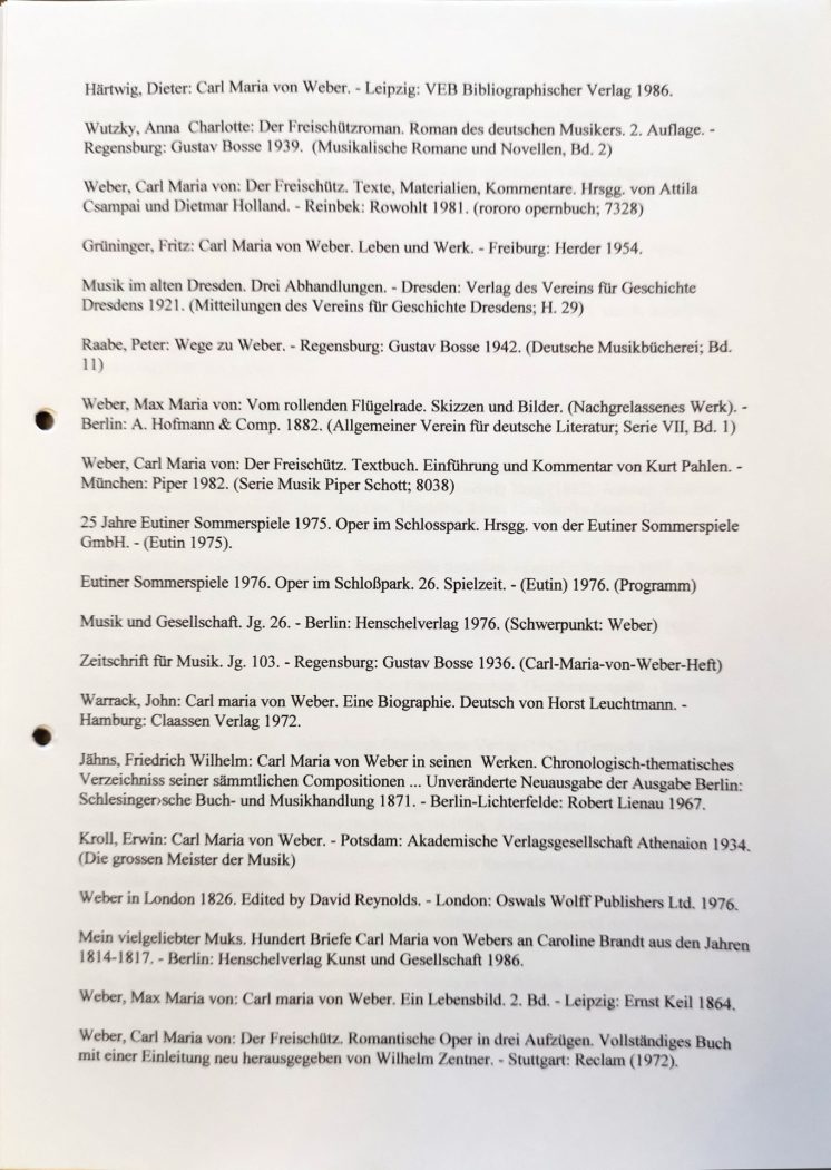 Weber-Museum geplant 2009