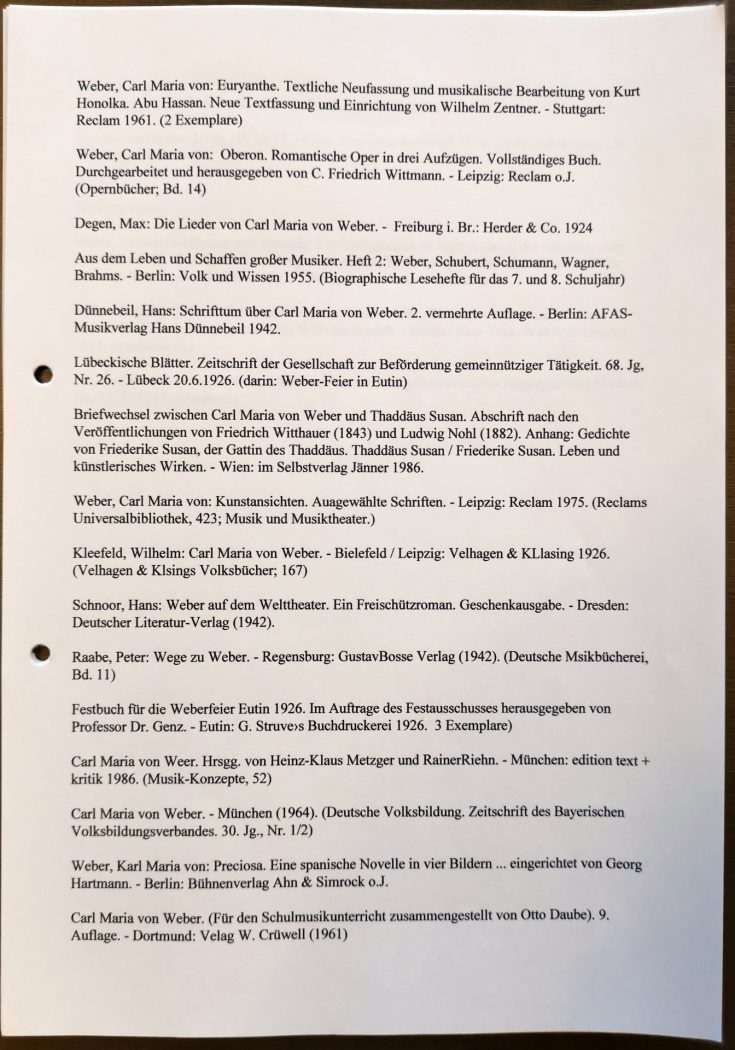 Weber-Museum geplant 2009