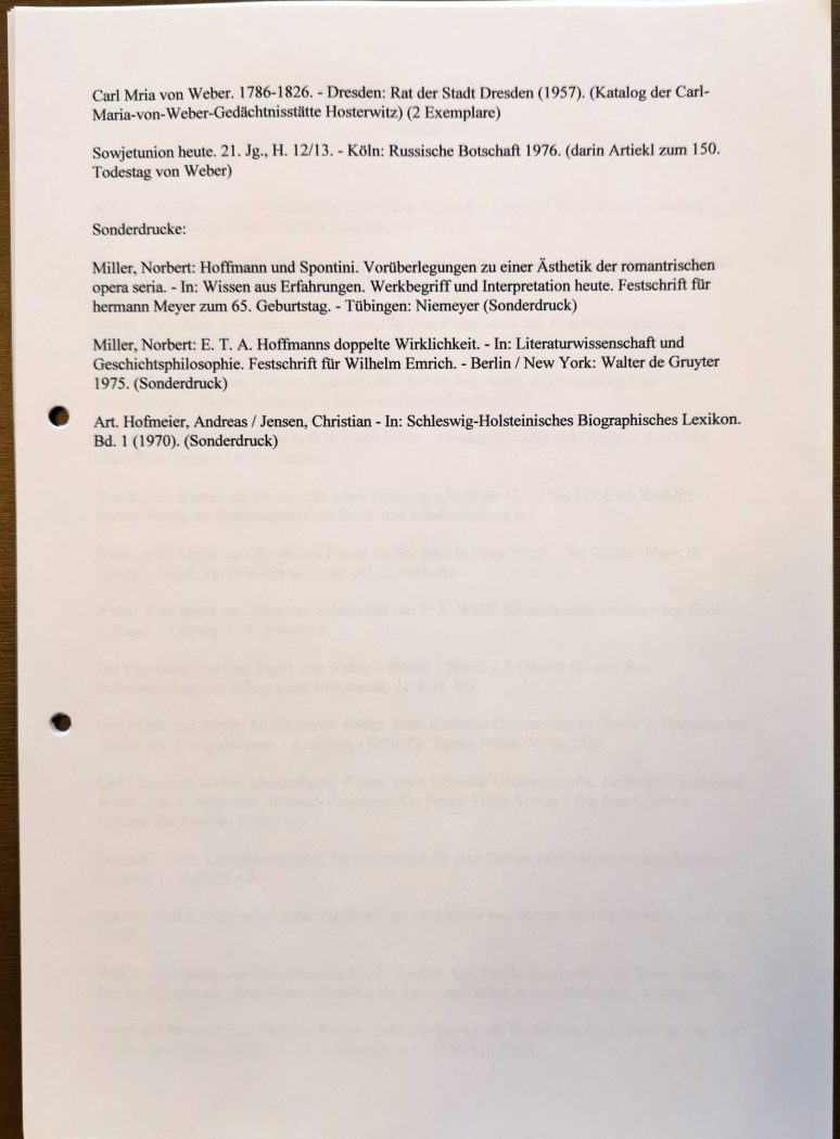 Weber-Museum geplant 2009