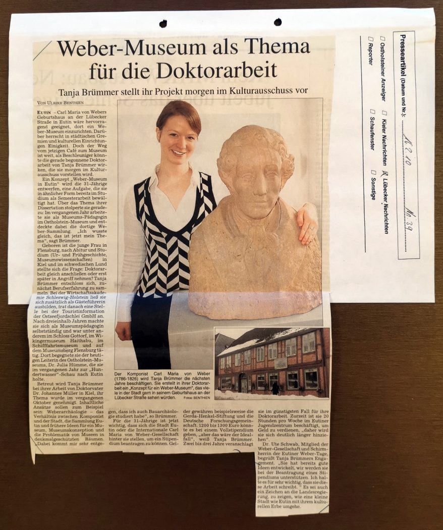 Weber-Museum geplant 2010