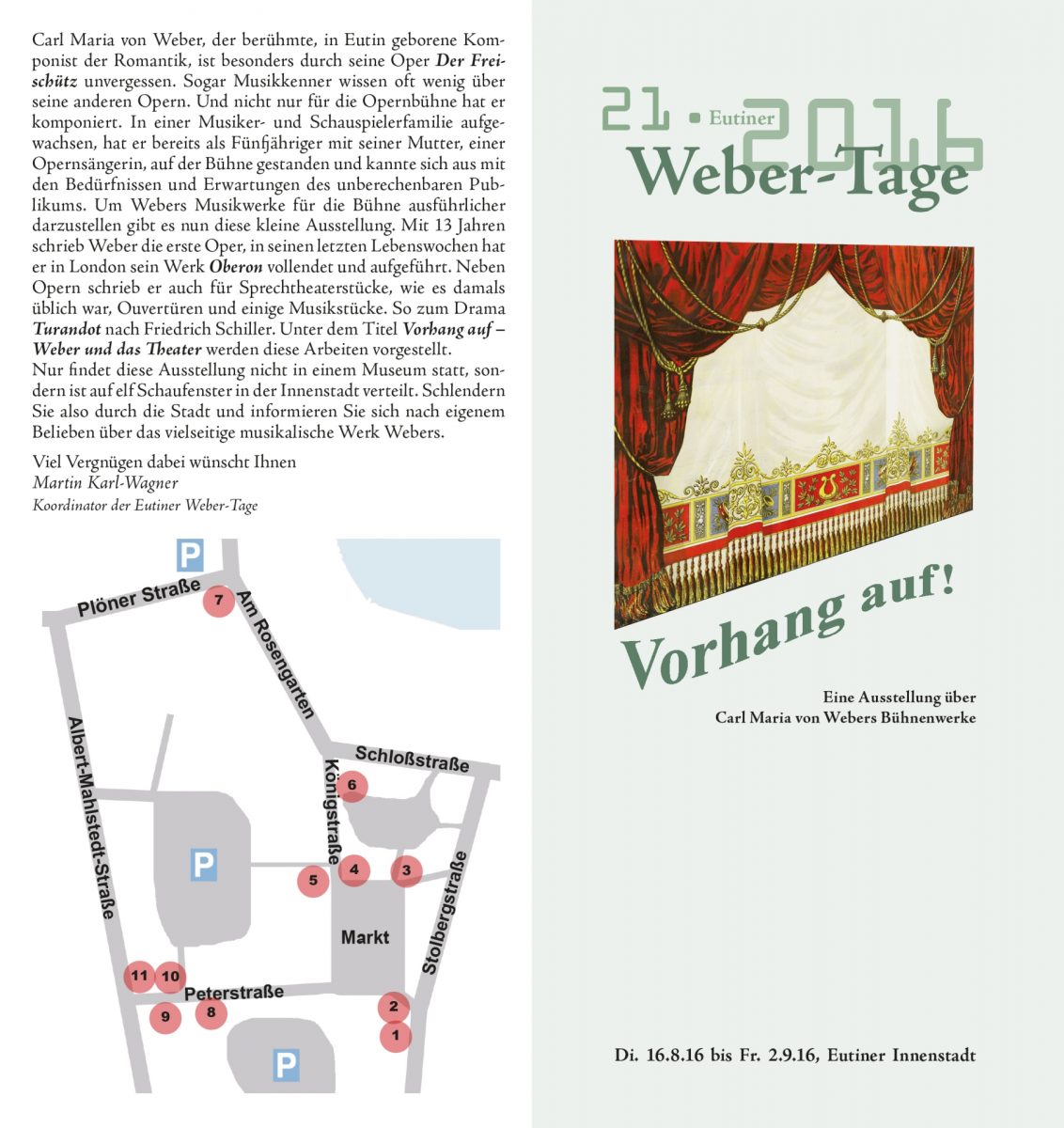 Eutiner Weber-Tage 2016