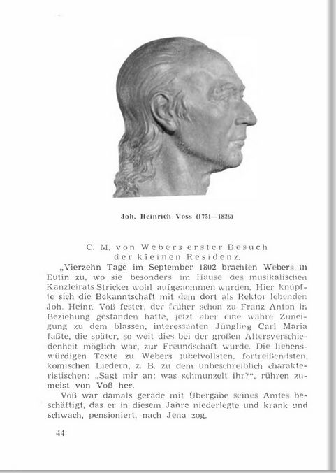 Begegnung in Eutin mit Johann Heinrich Voß?