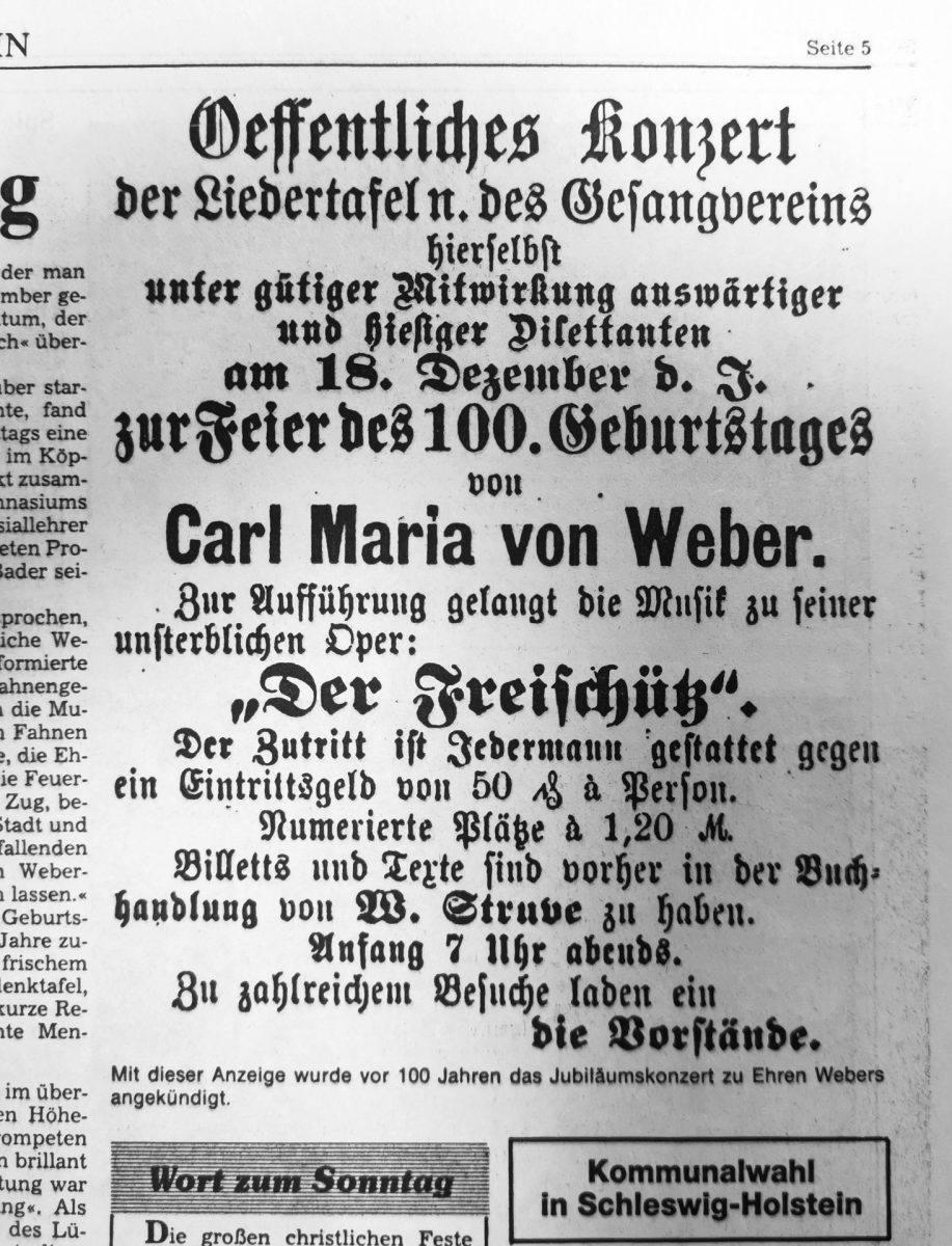 Konzert zum 100. Geburtstag