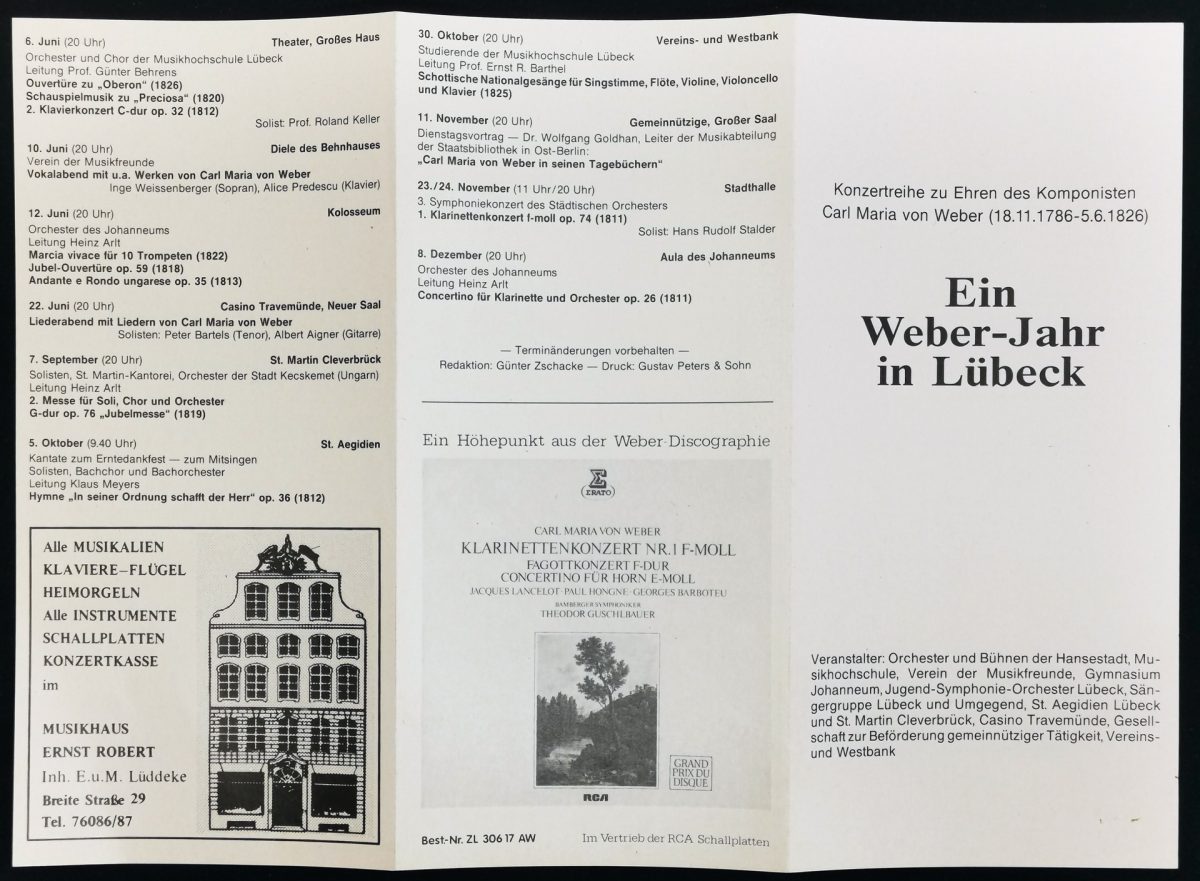 Ein Weber-Jahr in Lübeck