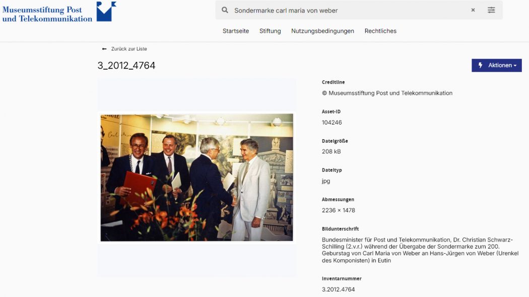 Sondermarke-/stempel