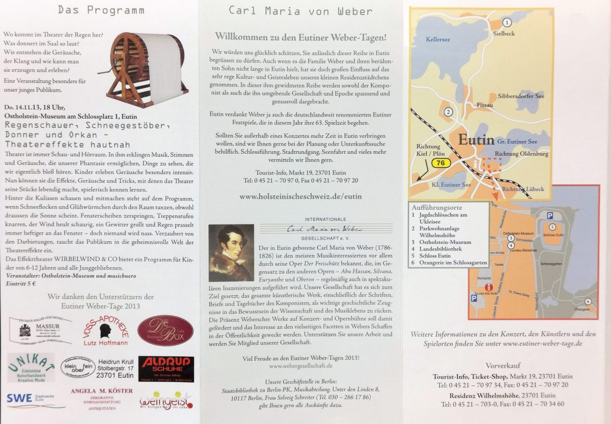 18.- Eutiner Weber-Tage