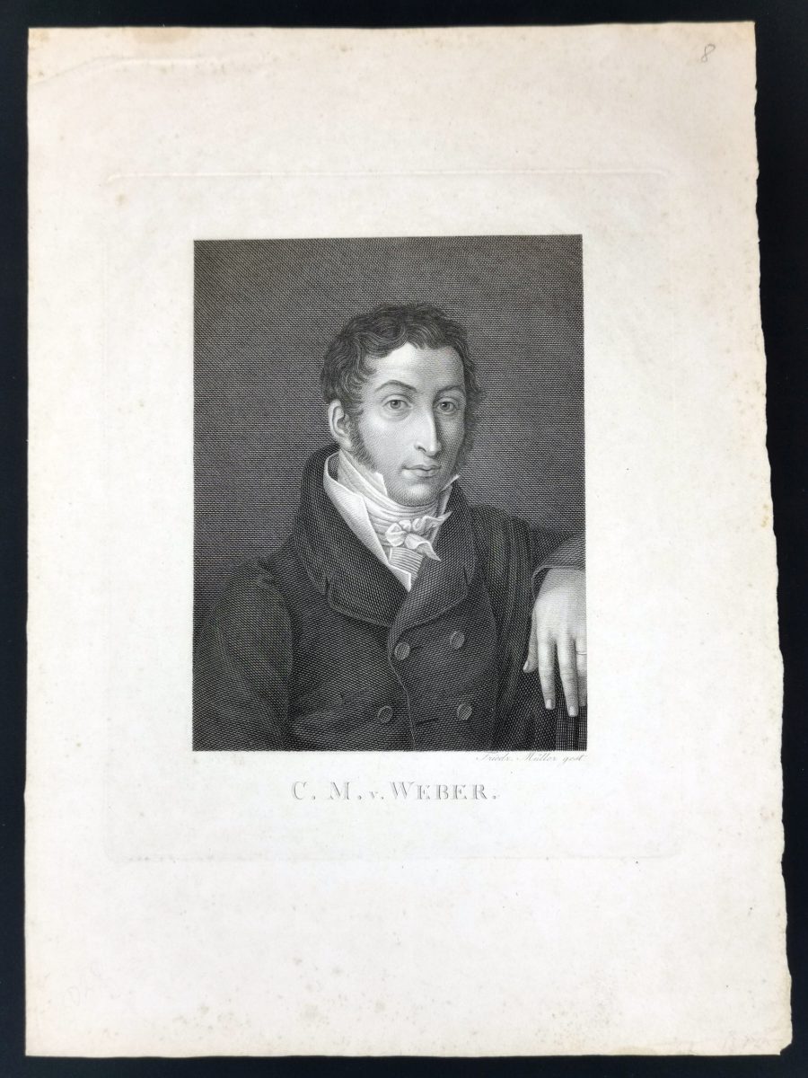 Carl Maria von Weber, nach 1814