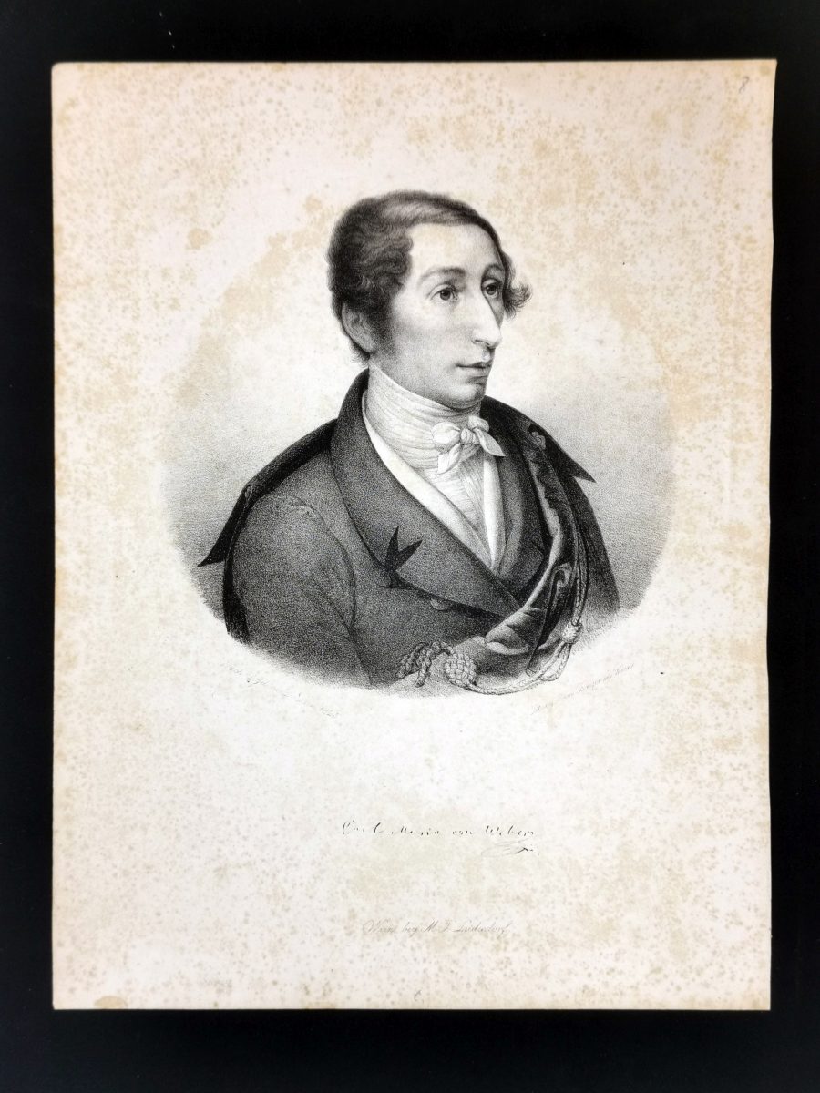 Carl Maria von Weber, ca. 1840