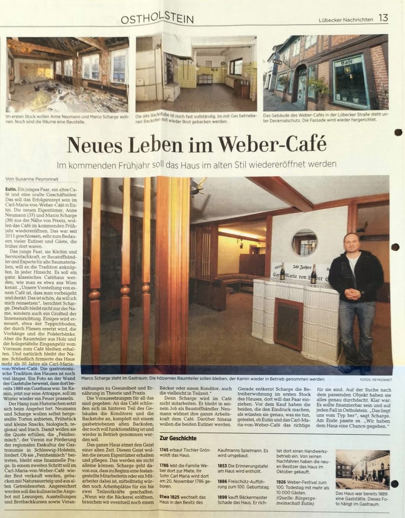 Geburtshaus, Weber Café