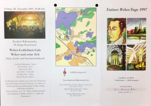 Eutiner Weber-Tage 1997