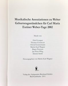 Eutiner Weber-Tage 2002