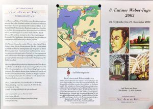 Eutiner Weber-Tage 2003