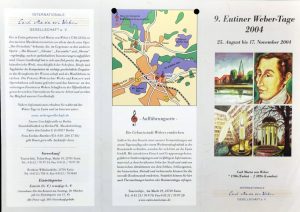 Eutiner Weber-Tage 2004