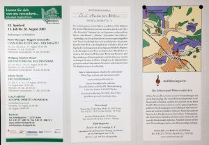 Eutiner Weber-Tage 2004