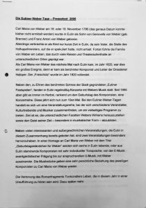 Eutiner Weber-Tage 2005