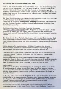 Eutiner Weber-Tage 2006