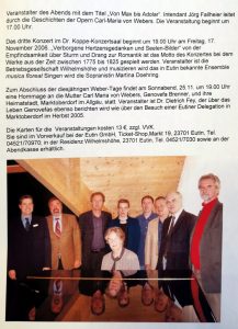 Eutiner Weber-Tage 2006