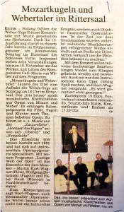 Eutiner Weber-Tage 2008