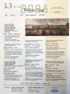 Eutiner Weber-Tage 2008