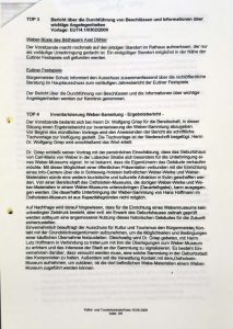 Weber-Museum geplant 2009