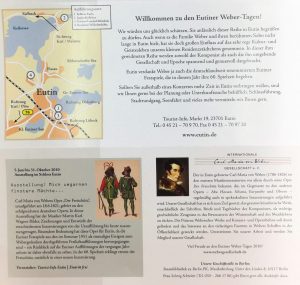 Eutiner Weber-Tage 2010