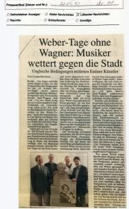 Eutiner Weber-Tage 2010