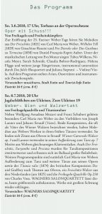 Eutiner Weber-Tage 2018