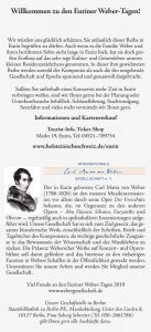 Eutiner Weber-Tage 2019 