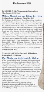 Eutiner Weber-Tage 2019 