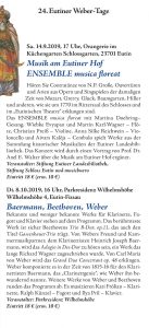 Eutiner Weber-Tage 2019