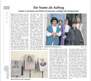Abendveranstaltung Carl Maria von Weber Schule
