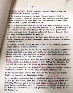 Aus Webers Tagebuch