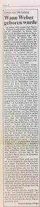 Presseausschnitt 1986