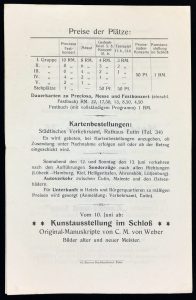 Kunstausstellung im Schloss