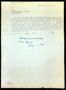 Schreiben an Mathilde von Weber