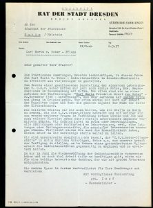 Anfrage aus Dresden