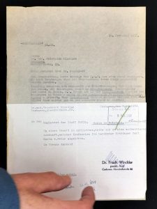 Anfrage zur Konfession Webers