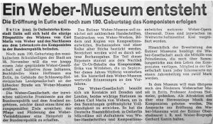Eutiner Gedenktage 1976
