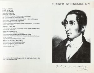 Eutiner Gedenktage 1976