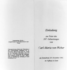 Feier 207. Gebuirtstag