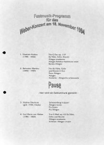 Weber-Konzert