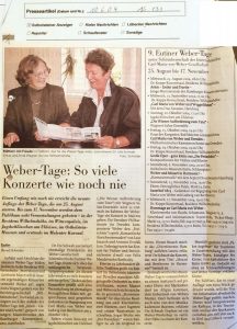 9. Eutiner Weber-Tage 2004