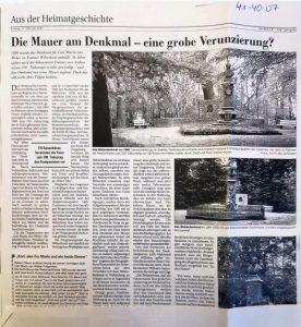 Denkmalmauer